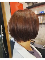 クルー(CREW)&nbsp;ボブワインレッドカラー