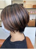 大人ショートボブ