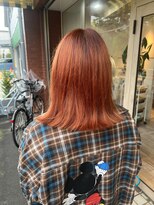 ココシア(Cocosia)&nbsp;ブリーチ毛のオレンジカラー