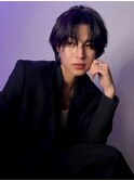 メンズ_束感ショートツーブロックマッシュアップバング_9384