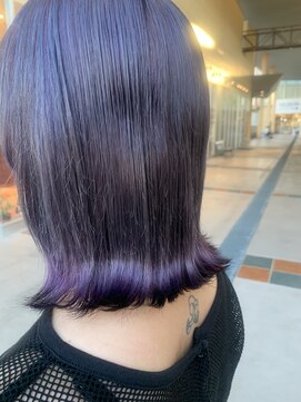 エイム ヘアメイク 横川店(eim HAIR MAKE) ～流行りの裾カラー～