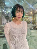 ブランコ 名古屋栄(BLANCO)&nbsp;グリーンなボブウルフ