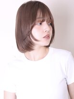 ヨファ ヘアー(YOFA hair)&nbsp;デザインカラーレイヤーカットウェットヘアオリーブベージュ0705