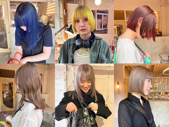 イル(iru)の写真/一人ひとりに合わせた‘色’を表現。トレンドのブリーチデザインから白髪染めまで幅広く対応します◎