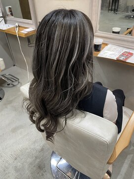 ブルー(BLUE.) コントラストハイライト