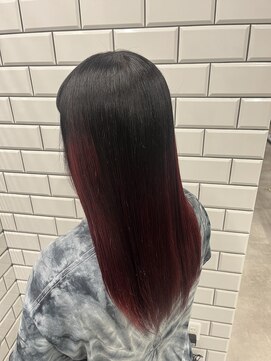 ネウィ 赤羽(newi) BLACK×REDグラデーション