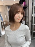 @sei___sandボブ/レイヤーボブ/切りっぱなしボブ/鹿児島中央駅