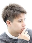 ツーブロックマッシュショートレイヤースパイキーショートヘア●