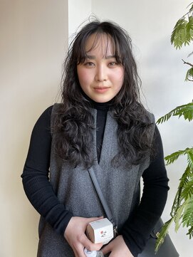フェンヘアーアイス 中目黒(Fen.hair ici) 20代30代大人可愛いロングくせ毛風パーマナチュラルウェーブ