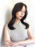 暗髪韓国風チョコレートブラウン