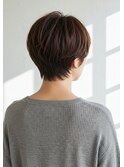 襟足すっきり/ショート/白髪染め/髪質改善/大人女性