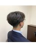 【ビジネスパーマ】カット＋パーマ+シェービング+眉カット