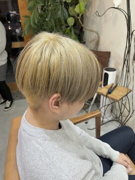 ララ(Lala) メンズショート×ベージュカラー