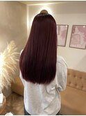 ◎韓国ヘアー顔周りレイヤーおくれ毛ミディアム前髪名古屋/名駅