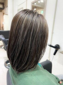 イマ 名駅店(ima) コントラストハイライト/ダークグレー/ハイライトカラー