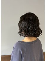 フープ 川越(hoop)&nbsp;ダークカラーがかわいいパーマスタイル