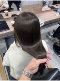 艶髪ナチュラルオリーブベージュ酸性ストレート