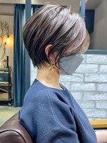 バンプ ギンザ(BUMP GINZA)&nbsp;30代40代50代絶壁解消ひし形白髪ぼかし大人ショートボブ【猪狩】