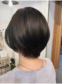 ダークトーンカラー×ラウンドショート【ミニウルフ】