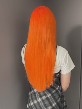 ロテ 名古屋 名駅店(Lote.) くびれヘア/アプリコットオレンジ/ハイライトカラー/名古屋/名駅