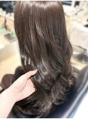 透明感ブラウンカラー