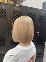 ヴァイス 渋谷店(VAICE)&nbsp;ボブ/ハイトーンカラー/ミルクティーベージュ