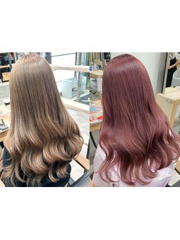 透明感が鍵！トレンドを抑えた絶妙なカラー提案が◎周りと差がつくダブルカラーで最旬ベージュヘアに♪