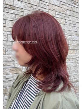 ベル (hair design Belu) レイヤースタイル