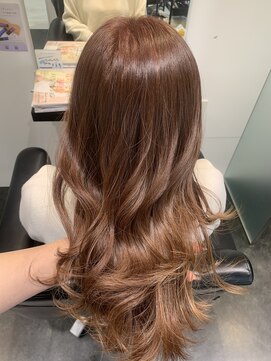 ヘアーサロンデフォーエバールークス(hairsalon de Forever Lux) キャラメルミルクティーカラー♪