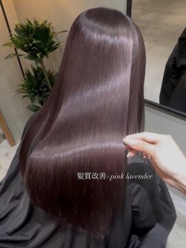 オリ('Oli) 髪質改善カラー×ピンクラベンダー