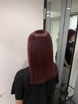 ヘアースマイルクー(HAIR SMILE COEUR) 【SAYAKA】カシスレッド