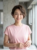 くせ毛を活かしたナチュラルウェーブショート