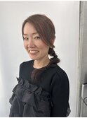 結婚式参列に♪/お呼ばれヘア/おとなっぽヘア/編み込み/ロング