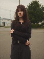 レフバイイルカ 北見(lef by ilka)&nbsp;ロングレイヤー×ココアブラウン