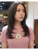 グッドフェローズ キタホリエ(GoodFellas kitahorie)&nbsp;透明感レイヤーカット×ナチュラルグレージュカラーハイトーン
