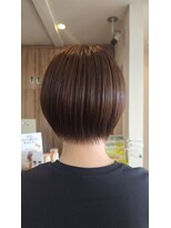 イタクラ 赤道店 (ITAKURA)&nbsp;丸みショート/ショートボブ/アッシュベージュ/ブラウン