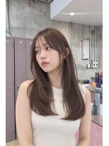 ユニオン(Union)&nbsp;顔周りレイヤーのナチュラルセミロング
