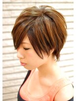 クープ ヘアーベー 船堀店(COUPE hair.b) 3Dアシメ★ストレートショート【ｃｏｕｐｅ森井】