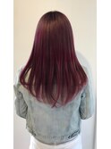 ☆スーパーアミノ酸ストレート、ボルドー×ベリーピンク☆