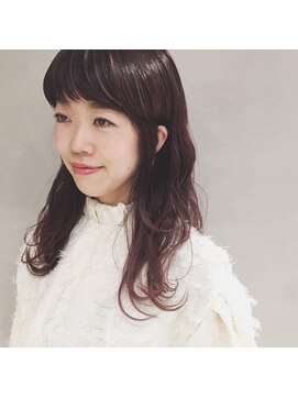 フェンヘアーアイス 中目黒(Fen.hair ici) ミディアム　セミロング　ピンクカラー　ベリピ