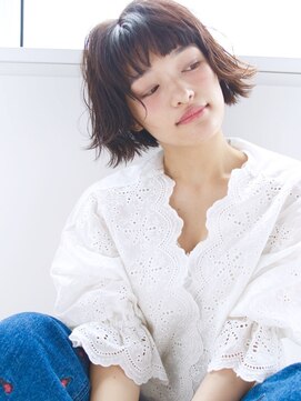 ライフ 湘南台(Life) ランダムにハネさせた毛先が可愛い、無造作ボブ★