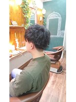 カラフル ヘアー(Colorful hair)&nbsp;メリハリmen’sパーマ☆