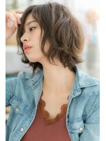 ミック ヘアアンドビューティー 大山店(miq  Hair&Beauty)&nbsp;こなれスパイシー…ヴェールウェーブb