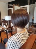 【お客様フォト】大人可愛い前下がりショートボブ