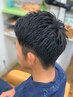 男性人気☆No.1メンズカット+クイック炭酸スパシャンプー(10分）￥5000
