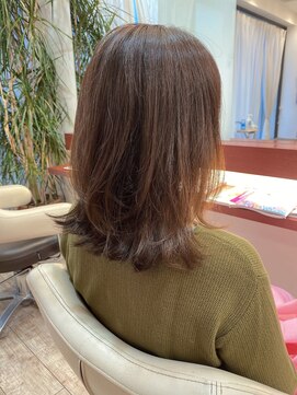マーリャヘアー(mallia hair) くびれ外ハネミディアム☆彡