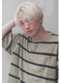 かき上げヘア　ニュアンスマッシュ　サイドパート　ビジネス