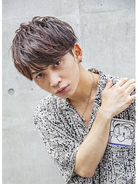 アイヴィ 表参道(IVY) 小久保style☆くせ毛ショート七三分けワイルドバブルマッシュ