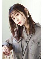 エクリ(equri×SHISEIDO)&nbsp;ツヤ感ストレート×透明感カラー