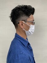 ロダット 横浜(LODAT by little)&nbsp;サイドグラデーション×リバースパーマ【LODAT横浜】